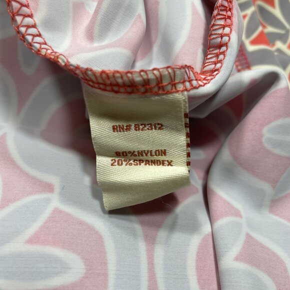 Aryeh Womens Floral Dress Long Sleeve Size Medium Scoop Neck Gray Pink C - Picture 10 of 12